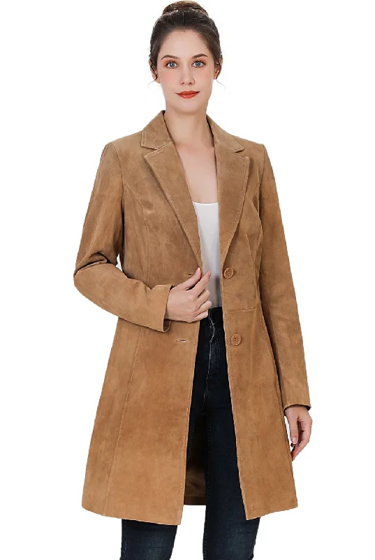 BGSD Women Mary Suede Leather Walker Coat