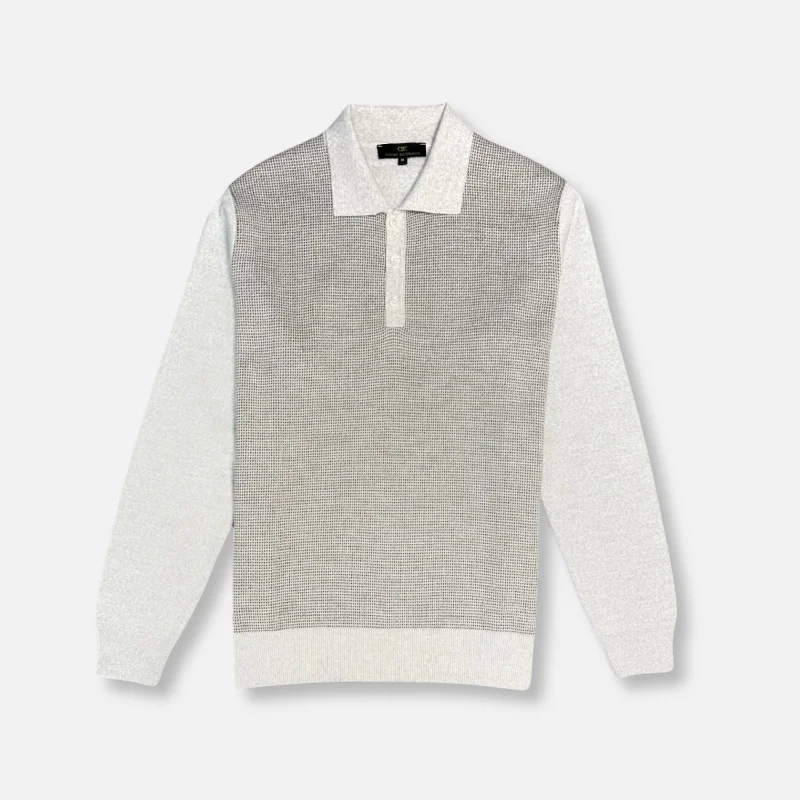 Dentino Knitted Polo Sweater